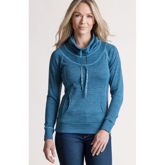 Kuhl Lea Heather Pullover Sweater in Bluegrass Size XL - Picture 1 of 10